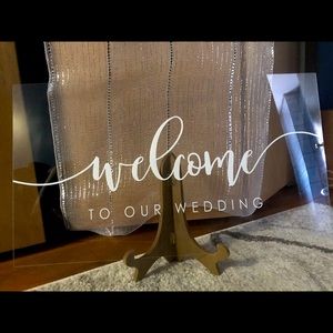 Welcome Wedding Sign